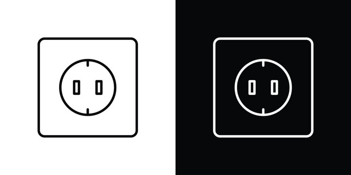 Socket icon vector illustrations kit