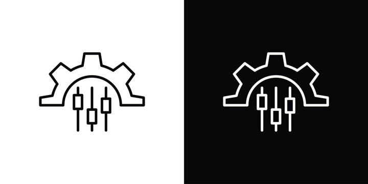 Mass customization icon vector graphic kit