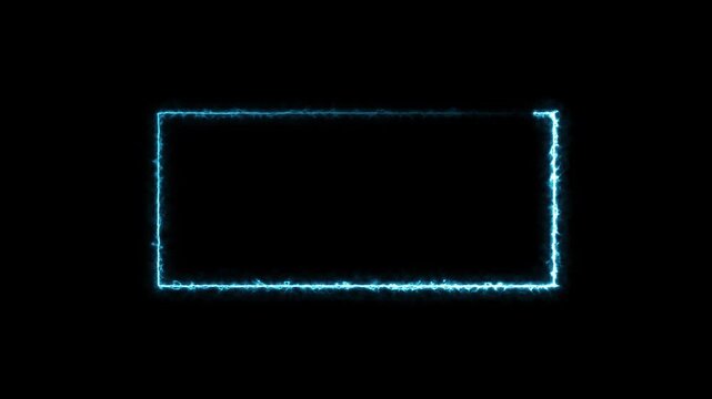 Infinite continual frame background. Seamless loop rectangle animated. Loopable continuous effect.
