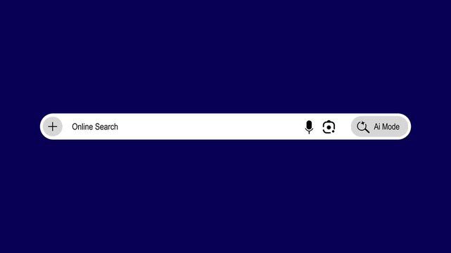Online search Bar With Magnifying Glass Animation Green Screen for Website SEO and Internet Optimization. Motion graphics of search box concept, 4k quality animation video
