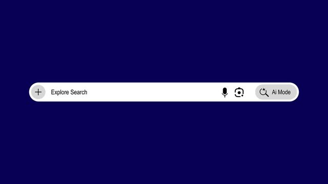 Explore search Bar With Magnifying Glass Animation Green Screen for Website SEO and Internet Optimization. Motion graphics of search box concept, 4k quality animation video