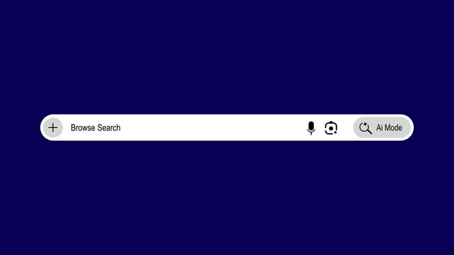 Browse search Bar With Magnifying Glass Animation Green Screen for Website SEO and Internet Optimization. Motion graphics of search box concept, 4k quality animation video