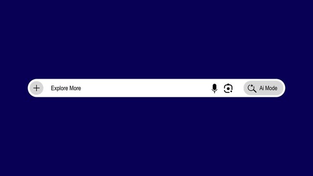 Explore More search Bar With Magnifying Glass Animation Green Screen for Website SEO and Internet Optimization. Motion graphics of search box concept, 4k quality animation video