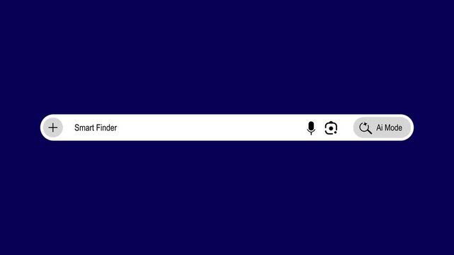 Smart Finder search Bar With Magnifying Glass Animation Green Screen for Website SEO and Internet Optimization. Motion graphics of search box concept, 4k quality animation video