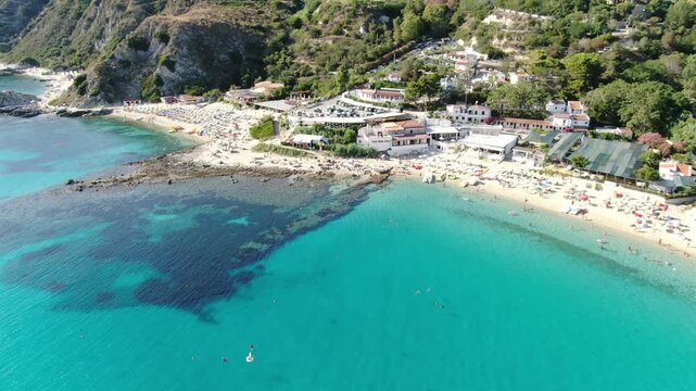 Capo Vaticano, Calabria, Italy, aerial drone view