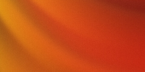 Fototapeta premium Warm orange gradient background with soft shadows, abstract amber fabric texture, smooth burnt orange wave pattern for elegant backdrop design