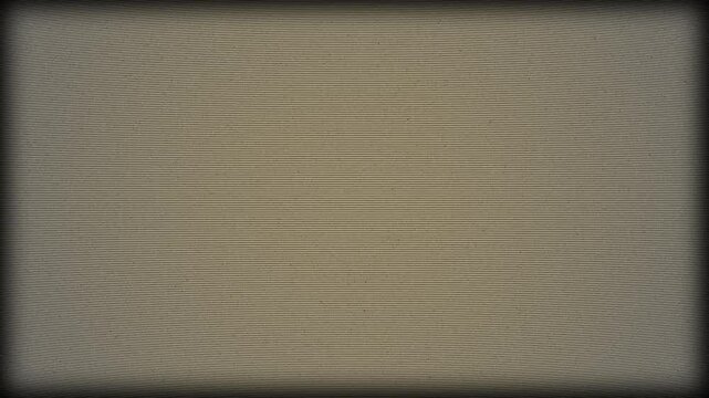 Vintage CRT Monitor Screen Texture with Fine Scanlines and Edge Vignette Overlay for Video Editing