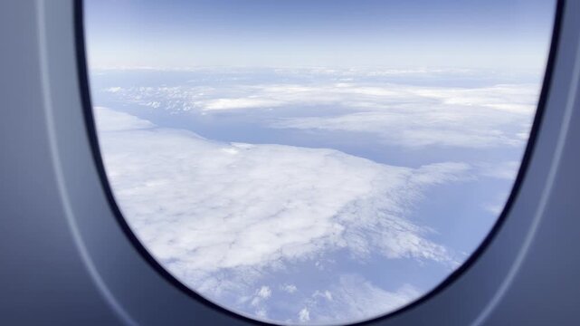 Above the clouds. Flights from Daniel K. Inouye International Airport in Honolulu, Oahu, Hawaii, to Narita Airport in Tokyo, Japan. The Airbus A380 is a large wide-body airliner.