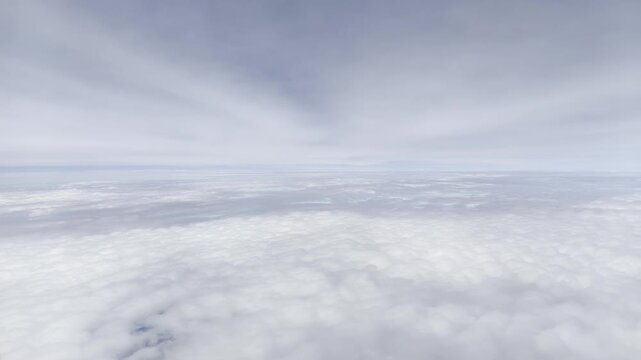 Above the clouds. Flights from Daniel K. Inouye International Airport in Honolulu, Oahu, Hawaii, to Narita Airport in Tokyo, Japan. The Airbus A380 is a large wide-body airliner.