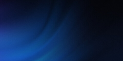 Deep blue abstract background with soft curved light waves, elegant dark navy gradient texture, smooth silk motion blur for corporate presentation © designhutt