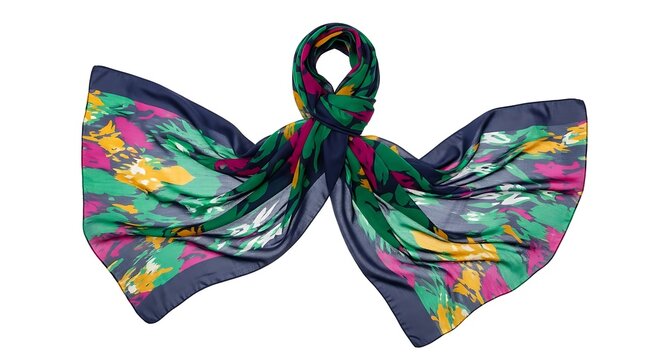 Colorful abstract butterfly with rainbow wings and black body.