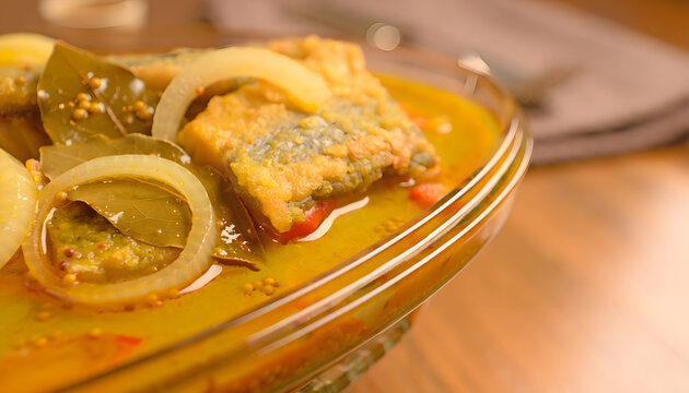 South African Cape Malay Pickled Fish