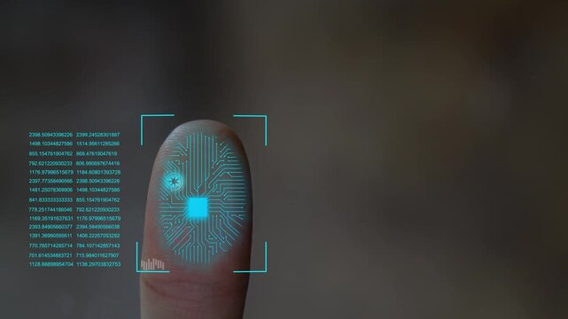 4K Biometric Fingerprint Scanner for Secure Digital Identity Authentication