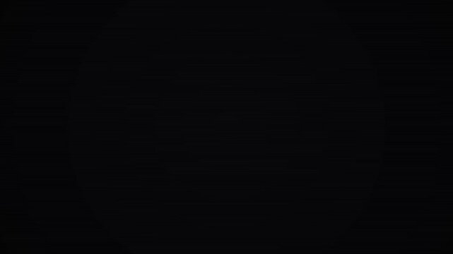 Glitchy be right back text animation with vhs static effect