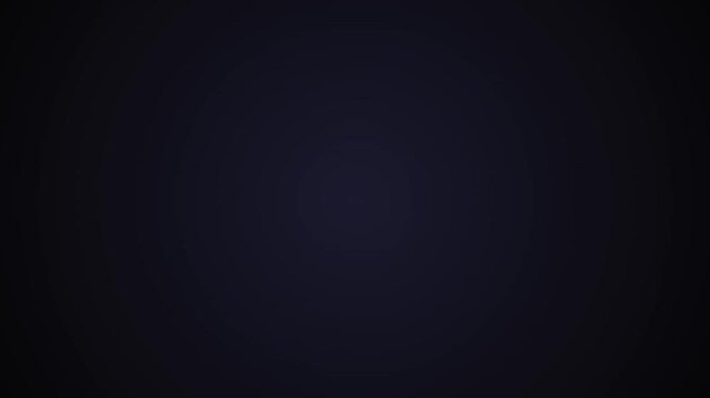 Glitch effect be right back digital text animation on dark background