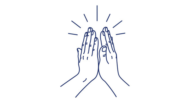high five gesture symbolizing teamwork success and collaboration between people celebrating a shared achievement.
