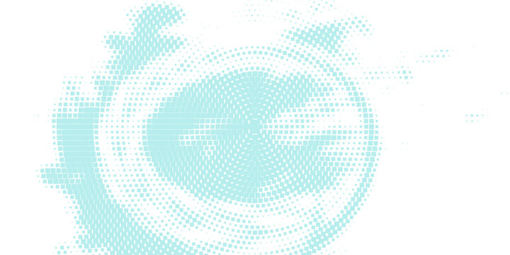 Baby blue pop art background in retro comic style with halftone dots design