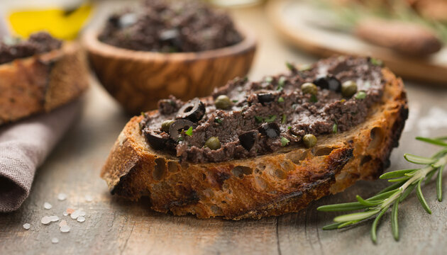 French Tapenade on Country Bread