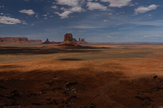 Expansive vistas on the Indian lands of Arizona