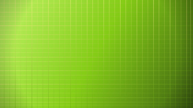 Green grid abstract background with soft gradient and geometric lines