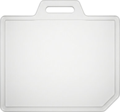 White Plastic File Folder Protector with Handle for Document Organization and Storage office sleeve cover tab isolated on transparent background