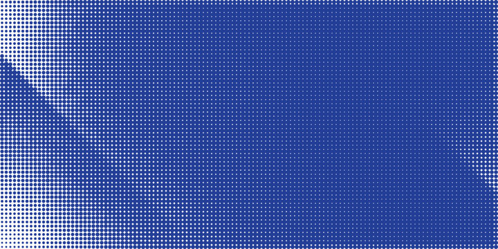 Halftone Abstract digital glitch effect on blue background Vector, illustration