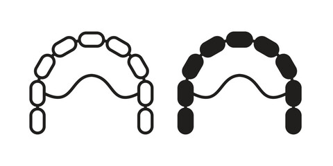 Maxilla icon editable pictograms collection © shamim