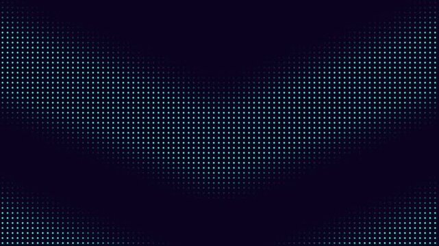 Circle Border Smooth Round Halftone Pattern Checkered Abstract Background Green. Particles Design Pop Art Smooth Texture. Animation Wide Minimalist Art Graphic Contrast Halftone. Circle arrow
