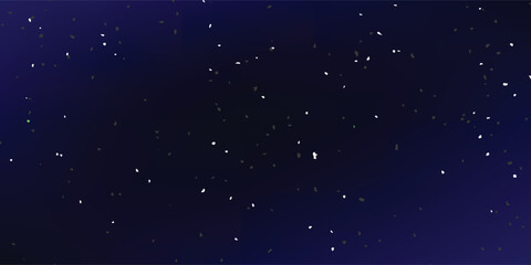 Fototapeta premium Deep navy blue night sky vector illustration