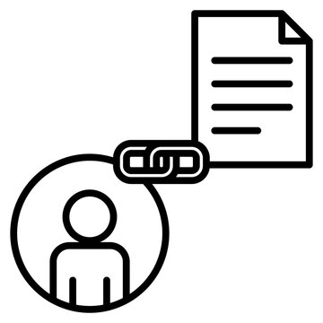 Attribution Icon Element For Design