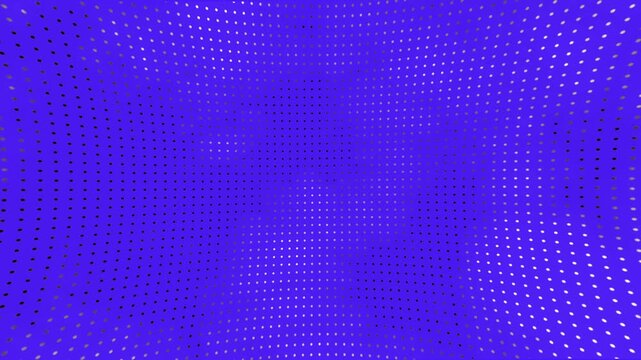 Abstract Digital Background Featuring a Dark Blue Gradient, Vibrant Glowing Blue Square Pixels, Modern Futuristic Grid Pattern, Digital Data Flow, High Tech Network and Innovation