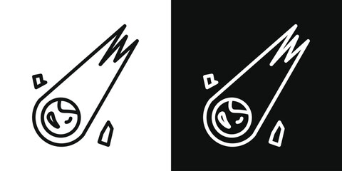 Comet icon vector illustrations series © rea