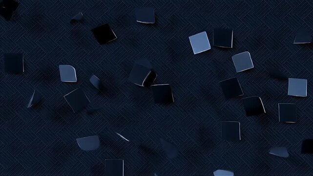 Smooth Navy Silver Gradient Morphing Abstract Background Seamless Loop 4K