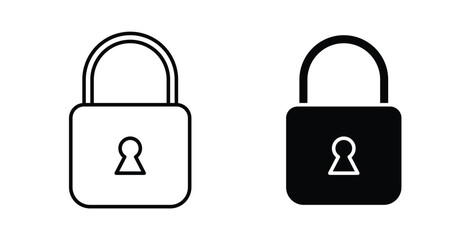 Lock icon for creative designs © Shikon