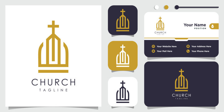 Church design element idea with modern siple concept