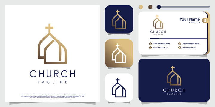Church design element idea with modern siple concept
