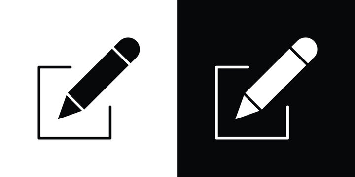 Edit text icon simple symbol collection