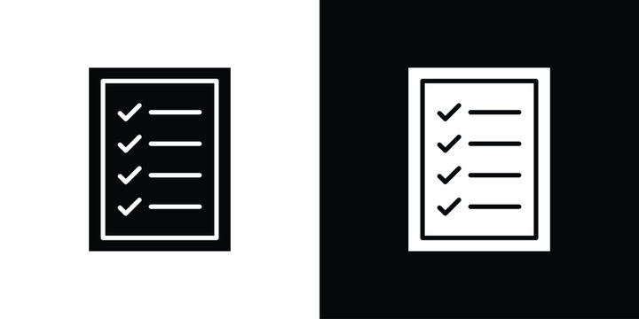 Inventory control icon simple symbol collection
