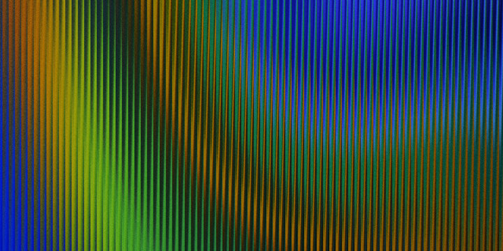 Abstract background with vertical green and blue flowing lines and moire effect abstract background