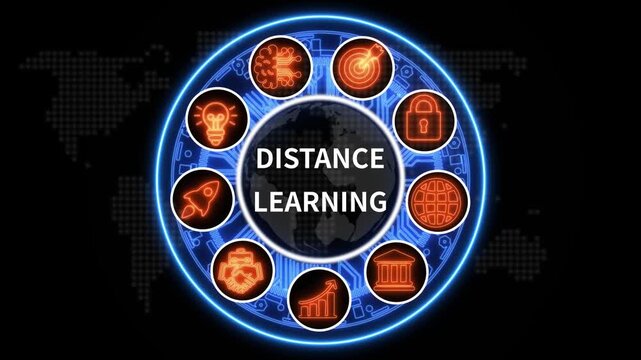 distance learning digital. marketing data. Business, Technology, Internet and network concept. Webinar. overseeing project management practices, processes, and methodologies. 