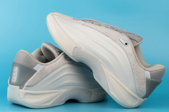 New futuristc sport shoes grey color