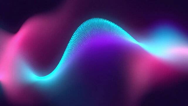 Abstract neon pink and blue gradient mesh motion graphics background loop