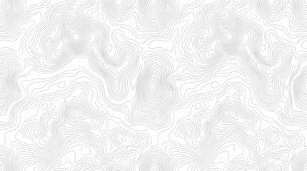 Obraz premium Abstract Topographic Map Seamless Pattern Background