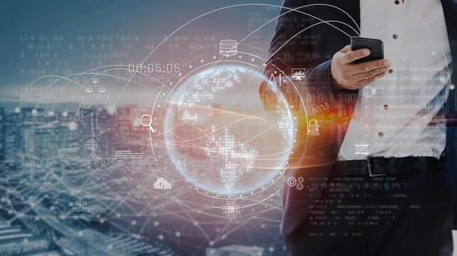 Global AI and data processing system enhances data, AI, and processing efficiency through digital network and global integration of intelligent technology Marrow