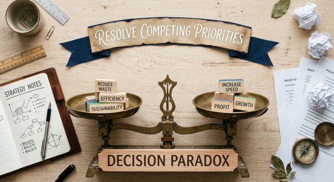 Balancing Competing Priorities in Decision Paradox