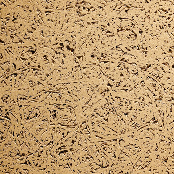 Wood Wool Cement Panel Wall Texture Background