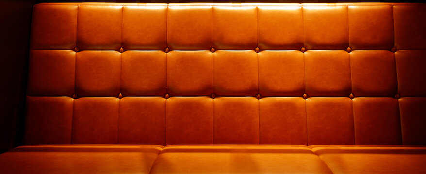 Brown Leather Sofa Texture Background