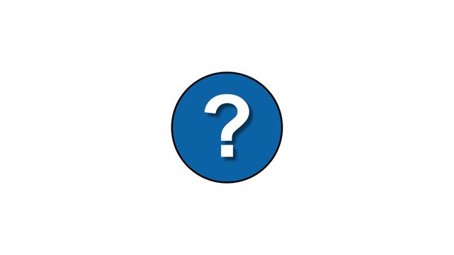 Minimal flat vector icon featuring a white question mark centered inside a brown circular badge. The simple, clean design represents help, inquiry, FAQ, uncertainty, or information support,