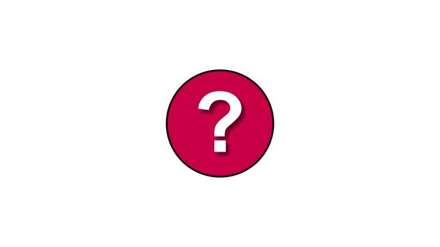Minimal flat vector icon featuring a white question mark centered inside a brown circular badge. The simple, clean design represents help, inquiry, FAQ, uncertainty, or information support,