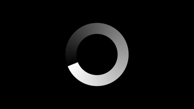 Loading Icon Circular Spinner Progress Indicator Buffering Loader Processing Animation Waiting Symbol Modern
